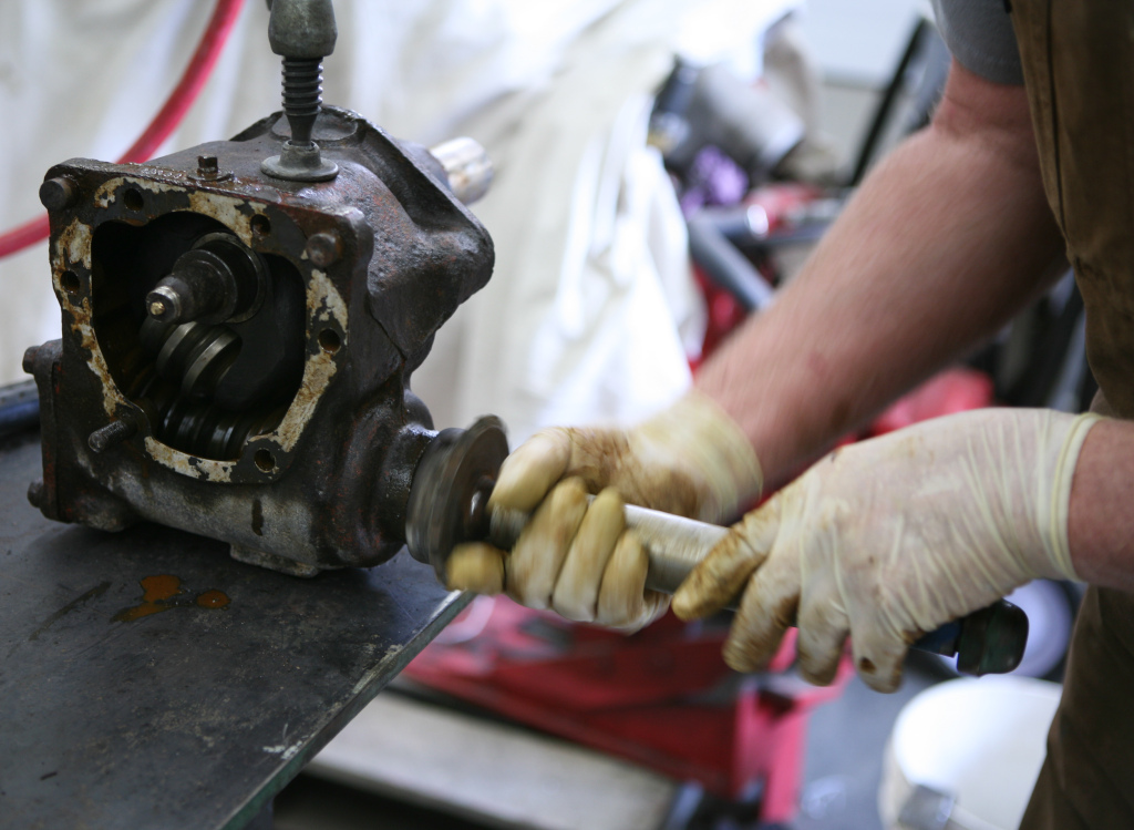 Steering Gear Aboard Marie Celine